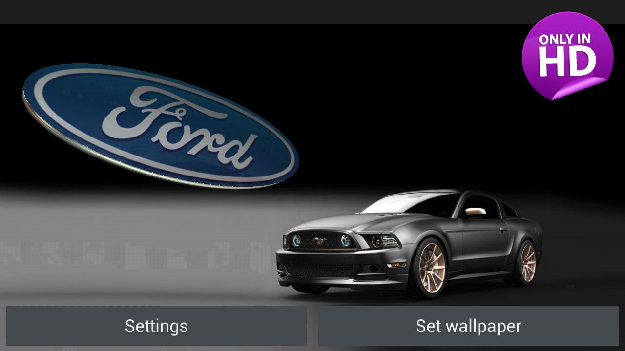 تحميل 3d Ford شعار خلفية لايف لالروبوت