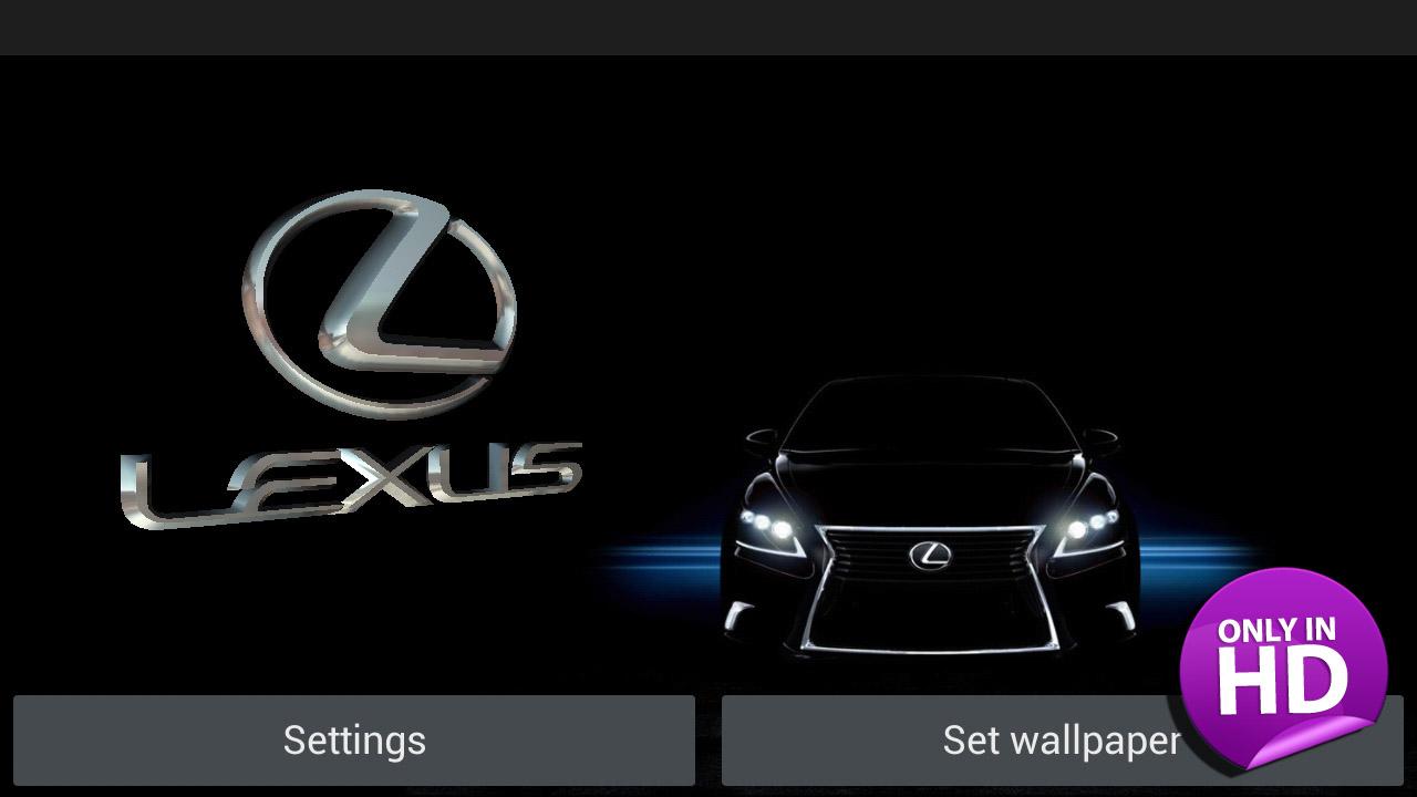 ダウンロード 3d Lexusロゴライブ壁紙 Android向け